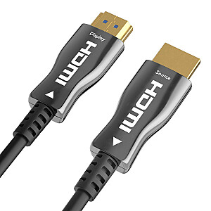 Šviesolaidinis kabelis CLAROC AOC HDMI 2.0 4K 20m