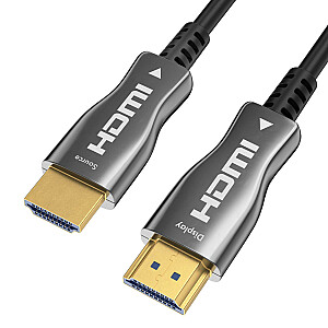 Šviesolaidinis kabelis CLAROC AOC HDMI 2.0 4K 20m