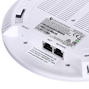 „Grandstream Networks“ GWN7600LR 867 Mbps baltas maitinimo per Ethernet (PoE) belaidis prieigos taškas