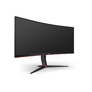 AOC G2 CU34G2X/BK kompiuterio monitorius 86,4 cm (34 colių) 3440 x 1440 pikselių Quad HD LED juodas