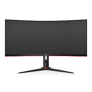 AOC G2 CU34G2X/BK kompiuterio monitorius 86,4 cm (34 colių) 3440 x 1440 pikselių Quad HD LED juodas