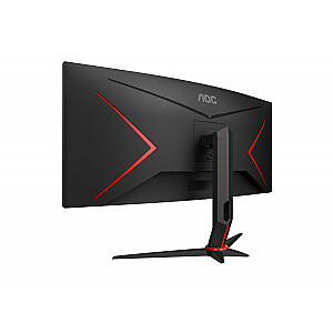 AOC G2 CU34G2X/BK kompiuterio monitorius 86,4 cm (34 colių) 3440 x 1440 pikselių Quad HD LED juodas