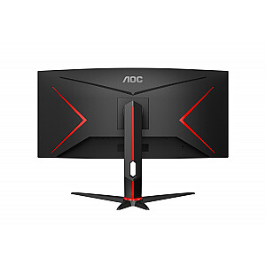 AOC G2 CU34G2X/BK kompiuterio monitorius 86,4 cm (34 colių) 3440 x 1440 pikselių Quad HD LED juodas