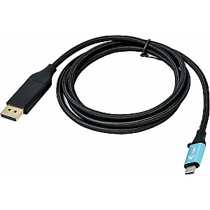 USB kabelis I-TEC USB-C prie DisplayPort 2 m Black (C31CBLDP60HZ2M)