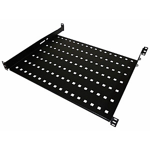 Alantec SA-P-19-1U-650-4-C-02 Fiksuota lentyna 19" 1U gylis 650mm juoda