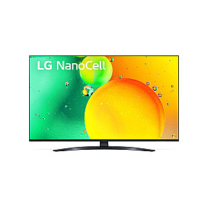 LG NanoCell 50NANO763QA televizorius 127 cm (50 colių) 4K Ultra HD išmanusis televizorius Wi-Fi juodas