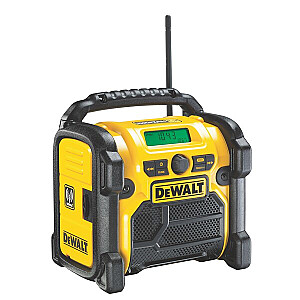 DEWALT DCR020-QW nešiojamas skaitmeninis radijas juodas, geltonas