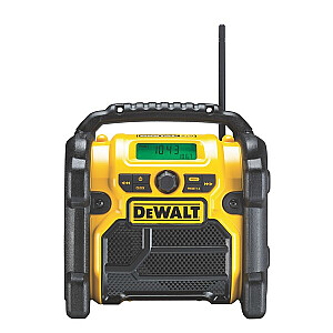 DEWALT DCR020-QW nešiojamas skaitmeninis radijas juodas, geltonas