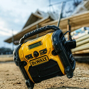 Портативный цифровой радиоприемник DeWALT DCR020-QW Черный, желтый