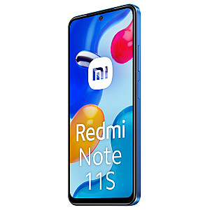 Xiaomi Redmi Note 11S 16,3 cm (6,43 colio) su dviem SIM kortelėmis Android 11 4G USB Type-C 6GB 128GB 5000mAh Blue