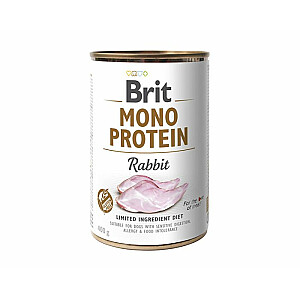 BRIT Mono Protein Rabbit - šlapias maistas šunims - 400 g