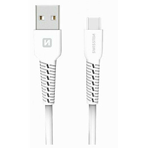 Swissten Basic universalus greito įkrovimo USB-C USB duomenų kabelis 1 m