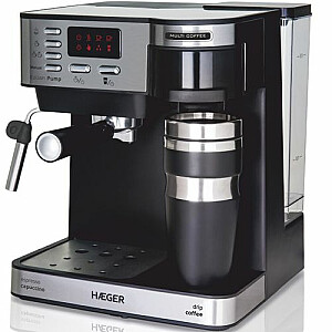 Haeger CM-145.008A Multi Coffee Эспрессо и кофемашина с фильтром 1450 Вт