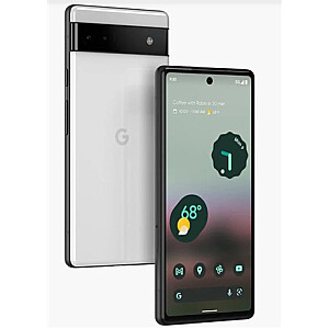 google Pixel 6a Chalk, 6,1 col., OLED, 1080 x 2400, Google Tensor (5 nm), vidinė RAM 6 GB, 128 GB, nano SIM, 4G, 5G, pagrindinė kamera 12,2+12 MP, antrinė kamera 8 MP, Android , 12, 4410 mAh