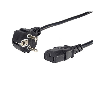 Cable Fusion PC/PSU 230V/16A/1m juodas