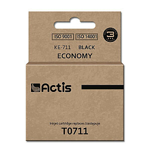 Чернила Actis KE-711 для принтера Epson; Замена Epson T0711 / T0891 / T1001; Стандарт; 15 мл; чернить