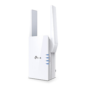 TP-Link RE705X „Wi-Fi Mesh“ sistema, dviejų dažnių juosta (2,4 GHz / 5 GHz) „Wi-Fi 6“ (802.11ax) balta 1 išorinė