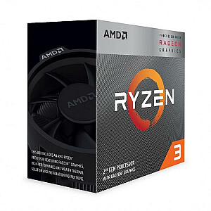 Процессор AMD Ryzen 3 3200G 3600 МГц Cores 4 4MB Socket SAM4 65 Вт GPU Radeon Vega 8 BOX YD3200C5FHBOX