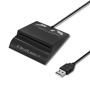 Qoltec 50363 USB-кабель 1,8 м USB 3.2 Gen 1 (3.1 Gen 1) USB C USB A Черный