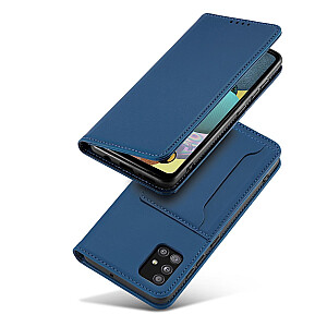 „Fusion Magnet“ kortelių knygos dėklas, skirtas Samsung A536 Galaxy A53 5G Blue