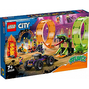 60339 LEGO City kaskadininkų arena su 2 kilpomis