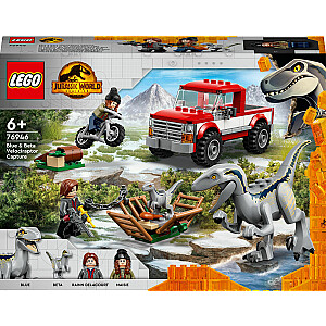 LEGO Jurassic World, fiksuojantis Velociraptor Blue ir Beta (76946)