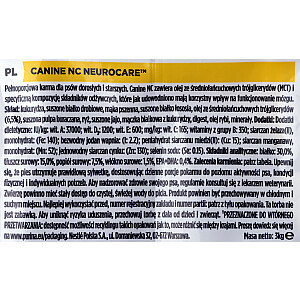 Purina Pro Plan Canine Nc Neurocare šunims 3kg