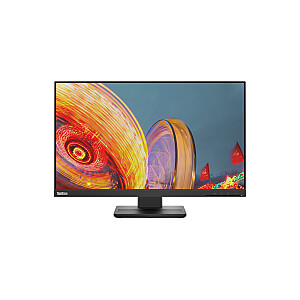 Lenovo ThinkVision E24q-20 60,5 см (23,8") 2560 x 1440 пикселей Quad HD со светодиодной подсветкой Черный