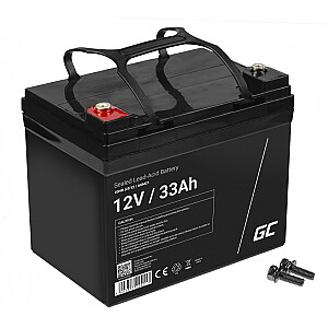 UPS Baterija Green Cell AGM21 sandari švino rūgšties baterija (VRLA) 12V 33Ah