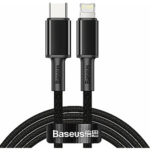 Baseus USB-C — USB-кабель Lightning, 2 м, черный (CATLGD-A01)