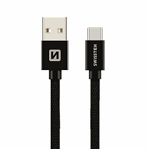 Swissten Textile Universāls Quick Charge 3.1 USB-C Datu un Uzlādes Kabelis 3m