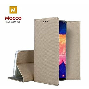 Mocco Smart Magnet Book Case Grāmatveida Maks Telefonam Samsung Galaxy A42 5G Zeltains