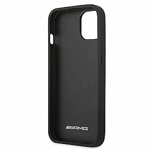 AMG AMHCP13SDOLBK Back Case Aizmugurējais Ādas Apvalks Telefonam Apple iPhone 13 Mini Melns