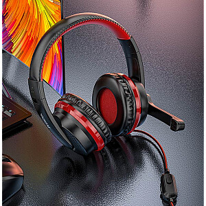 Hoco W103 Magic Tour Gaming Austiņas ar MIC / 3.5 mm / 1.2m Vads