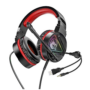 Hoco W104 Drift Gaming Austiņas ar MIC / USB / 3.5 mm / 2m Vads