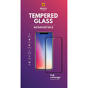 Mocco Full Face / Full Glue Tempered Glass Aizsargstikls Pilnam Ekrānam Huawei Y5 (2019) / Honor 8S Melns