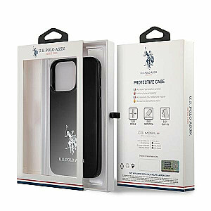 US Polo USHCP13XUMHK Back Case Aizmugurējais Apvalks Telefonam Apple iPhone 13 Pro Max Melns