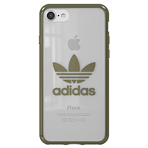 Adidas Clear Case Silikona Apvalks Priekš Apple iPhone 7 / 8 Caurspīdīgs - Zaļš