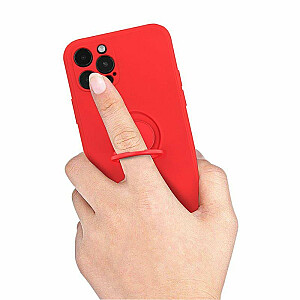 Mocco Pastel Ring Silicone Back Case Силиконовый чехол для Samsung Galaxy S21 FE 5G Красный