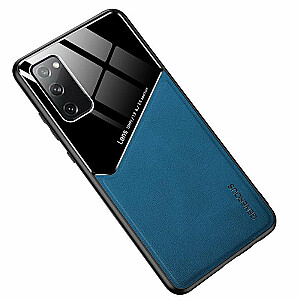 Mocco Lens Leather Back Case Кожанный чехол для Apple iPhone 12 Pro Max Синий