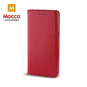 Mocco Smart Magnet Book Case Grāmatveida Maks Telefonam Huawei Mate 20 Sarkans