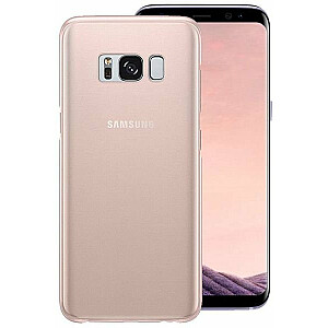 Samsung EF-QG955CPEGWW Clear Cover Oriģināls Aizmugures Maks priekš Samsung G955 Galaxy S8 Plus Caurspīdīgi Rozā