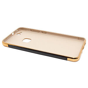 Mocco Exclusive Crown Силиконовый чехол с золотыми рамками для Apple iPhone 8 Plus Черный