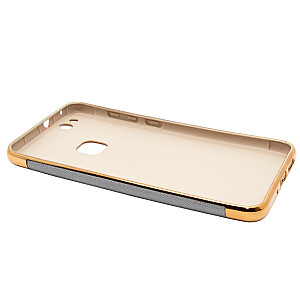 Mocco Exclusive Crown Силиконовый чехол с золотыми рамками для Apple iPhone 8 Plus Серый