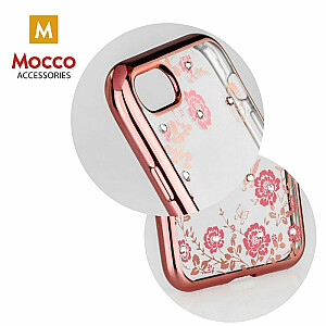 Mocco Electro Diamond Силиконовый чехол для Huawei Mate 30 Lite Розовый - Прозрачный