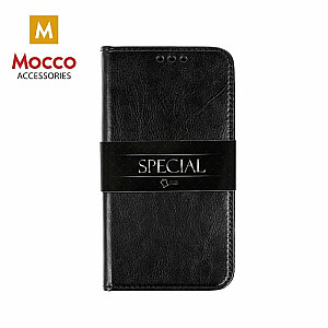 Mocco Special Leather Case Grāmatveida Ādas Telefona Maciņš Priekš LG G710 G7 Melns