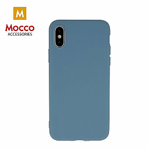 Mocco Ultra Slim Soft Matte 0.3 mm Матовый Силиконовый чехол для Apple iPhone 11 Pro Max Светло Синий