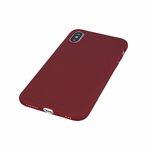 Mocco Ultra Slim Soft Matte 0.3 mm Матовый Силиконовый чехол для Apple iPhone 11 Pro Max Темно Красный