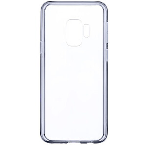 Devia Shockproof Aizmugurējais Silikona Apvalks priekš Samsung G960 Galaxy S9 Caurspīdīgs - Melns