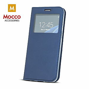Mocco Smart Look Magnet Book Case Grāmatveida Maks Ar Lodziņu Telefonam Apple iPhone X / XS Zils